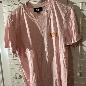 A24 logo t-shirt, peach and orange